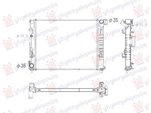 RADIATOR 1.5 Blue DCI Micro Hybrid DIESEL MANUAL (510x398) (NISSENS)