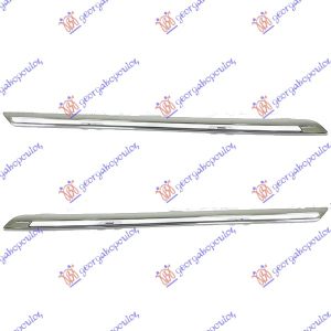 LAJSNA PVC MASKE HROM (SET 2 KOM)