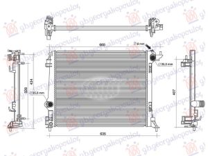 RADIATOR 1.8 PETROL MANUAL/AUTOMATIC (540x430) (NRF)