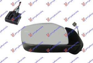 DOOR MIRROR ELECTRICAL HEATED FOLDABLE (W/MEMORY) PRIMED (10 PIN) (A QUALITY) 2009- (CONVEX GLASS)