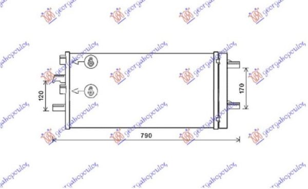 CONDENSER PETROL/DIESEL (610x290x12) (KOYO)