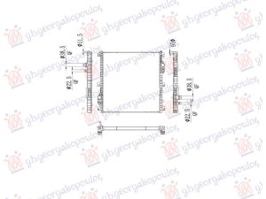 RADIATOR 3.0 PETROL/HYBRID - 3.0 DIESEL/HYBRID AUTO (625x663x36)