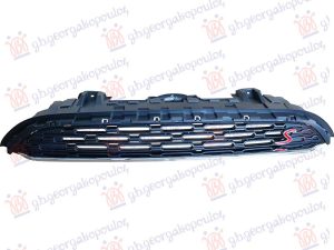 GRILLE BLACK (W/CHROME MOULDING) (S)