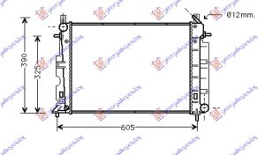 HLADNJAK MOTORA 2.0i 16V 2.2 TID (MAN) (50x35x3.2)
