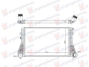 RADIATOR INTERCOOLER 1.4-2.0 TSI TDI (618x403x32)