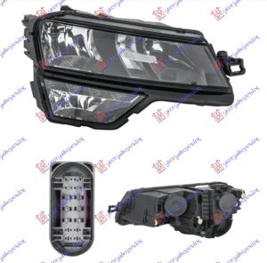 FAR ELEKTRICNI (H7) SA LED DNEVNIM SVETLOM (HELLA) DESNO