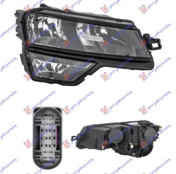 FAR ELEKTRICNI (H7) SA LED DNEVNIM SVETLOM (HELLA) DESNO
