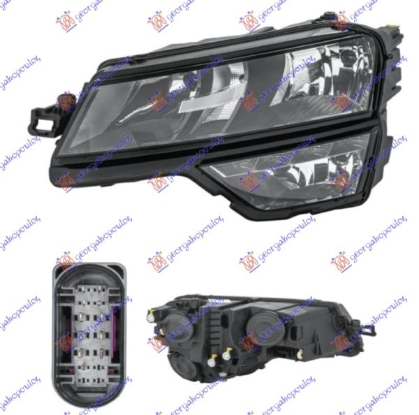FAR ELEKTRICNI (H7/H8) SA LED DNEVNIM SVETLOM (HELLA) LEVO