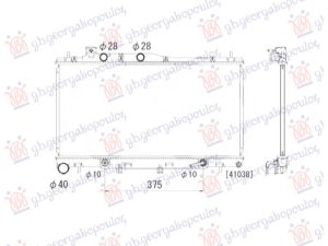 RADIATOR 3.6 PETROL AUTOMATIC (350x698) (KOYO)