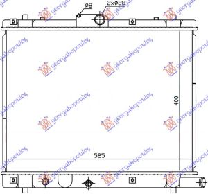 HLADNJAK MOTORA 1.3 DDiS (MAN) (40x54.4x27) (MADJARSKA) (KOYO)