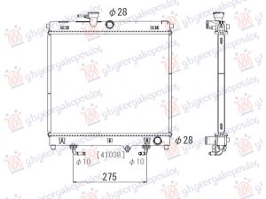 RADIATOR 1.5 PETROL AUTO (376x438) (NRF)