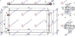 CONDENSER 1.5 HYBRID 2015- (600x355x16) (KOYO)