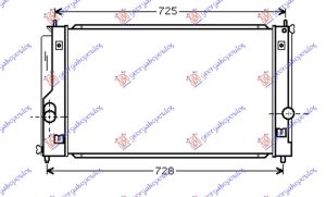 HLADNJAK MOTORA 1.8i 16V VVTi (65x32x16)