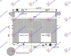 RADIATOR 4.2TD DIESEL +/- A/C AUTOMATIC (510x694)