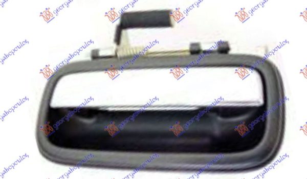 DOOR HANDLE FRONT INNER CHROME /BLACK