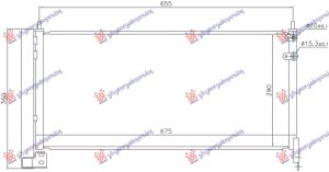 HLADNJAK KLIME 1.8 HIBRID (AUTO) (675x290x16) (KOYO)