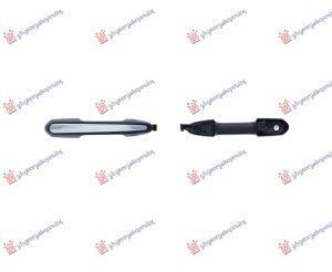 DOOR HANDLE FRONT/REAR  (RH=LH) OUTER  (BLACK/CHROME)