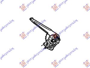 REAR WINDOW REGULATOR ELECTRICAL (W/O MOTOR)