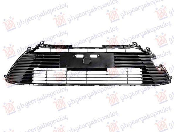 FRONT BUMPER GRILLE GLOSSY BLACK