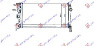 HLADNJAK MOTORA 2.0 BENZIN/HIBRID / 2.0 DIZEL (MAN/AUTO) (653x334) (NISSENS) (NISSENS)