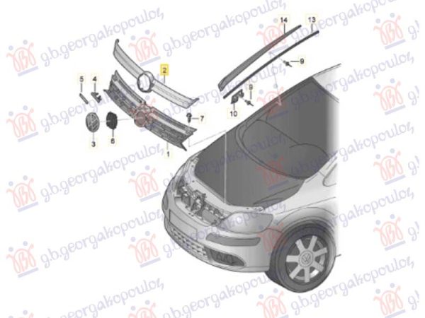 GRILLE MOULDING (O)