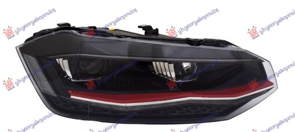 FAR LED (CRVENA LAJSNA) (VALEO TIP) (GTI) (TYC) DESNO